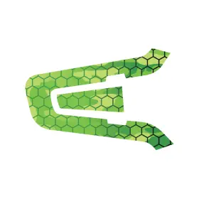 Fus-cscardope1780401b24001 Mc Motoparts For Cardo Packtalk Edge Adhesive Protective Wrap Cover Sticker Green Hexagon