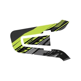 Mc Motoparts Fus-cscardope1880401b24001 For Cardo Packtalk Edge Adhesive Protective Wrap Cover Sticker Green Stripe