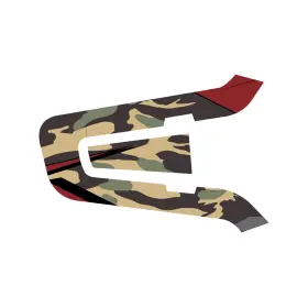 Fus-cscardope2280401b24001 Mc Motoparts For Cardo Packtalk Edge Adhesive Protective Wrap Cover Sticker Camo