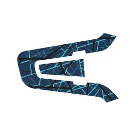Fus-cscardope2780401b24001 Mc Motoparts For Cardo Packtalk Edge Adhesive Protective Wrap Cover Sticker Cyber Blue