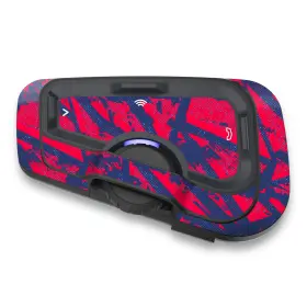 Mc1cscardofcx01x2pn001 Mc Motoparts For Cardo Freecom 4x 2x Protective Cover Decal Sticker 2 Pcs Red Vibrant