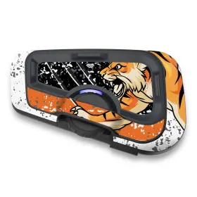 Mc1cscardofcx22x2pn001 Mc Motoparts For Cardo Freecom 4x 2x Protective Cover Decal Sticker 2 Pcs Roaring Tiger