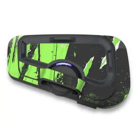 Mc1cscardofcx25x2pn001 Mc Motoparts For Cardo Freecom 4x 2x Protective Cover Decal Sticker 2 Pcs Abstract Green