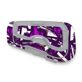 Mc1cscardofcx29x2pn001 Mc Motoparts For Cardo Freecom 4x 2x Protective Cover Decal Sticker 2 Pcs Purple Geometric