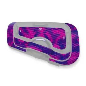 Mc1cscardofcx38x2pn001 Mc Motoparts For Cardo Freecom 4x 2x Protective Cover Decal Sticker 2 Pcs Purple Dot