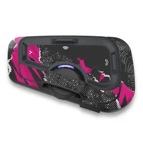 Mc1cscardofcx49x2pn001 Mc Motoparts For Cardo Freecom 4x 2x Protective Cover Decal Sticker 2 Pcs Pink Burst