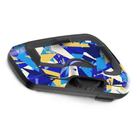 Mc1cscardofcx51x2pn001 Mc Motoparts For Cardo Freecom 4x 2x Protective Cover Decal Sticker 2 Pcs Blue Vibrant