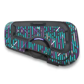 Mc1cscardofcx58x2pn001 Mc Motoparts For Cardo Freecom 4x 2x Protective Cover Decal Sticker 2 Pcs Purple Line