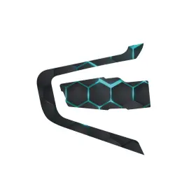 Mcrccscardopb08sn008 Mc Motoparts For Cardo Packtalk Bold Adhesive Protective Wrap Cover Sticker Hex Blue