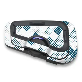 Rmcscardofcx05x2mm5001 Mc Motoparts For Cardo Freecom 4x 2x Headsets Protective Wrap Sticker X2 Blue Circle Array