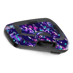Rmcscardofcx46x2mm5001 Mc Motoparts For Cardo Freecom 4x 2x Headsets Protective Wrap Sticker X2 Purple Abstract
