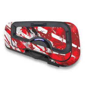 Rmcscardofcx54x2mm5001 Mc Motoparts For Cardo Freecom 4x 2x Headsets Protective Wrap Sticker X2 Red Splatter