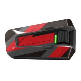 Rmcscardopess002rdx2mm5001 Mc Motoparts Glossy Vinyl Wrap Sticker Cover X2 Ss002 Red S For Cardo Packtalk Edge