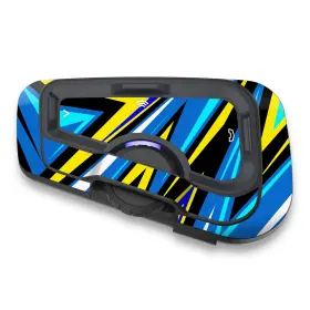 Tu-cscardofcx23x2tfu60101t001 Mc Motoparts For Cardo Freecom 4x 2x Protective Headset Decal Sticker X2 Blue Contrast