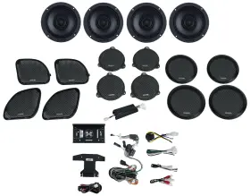 Mxahdpro4 Memphis 2014/2015 Up Street/road Glide Harley Davidson 4 Speaker Kit