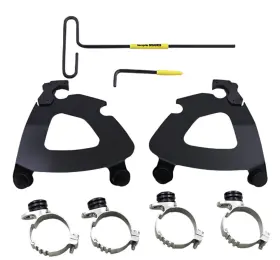 2320-0272 Memphis Shades Xl Black Gauntlet Fairing Mounting Kit Meb2057