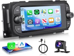 A3682a4mi2 Meteeser 6.86 Inch Android 13 Car Radio Ram 02 06/jeep 99 06 Wireless Carplay/aa