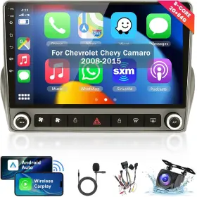 A8026a3476a4mi2 Meteeser Android 13 Car Stereo 9 Inch Fits Chevrolet Camaro 2008-2015 Carplay Grade A