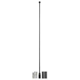44-shtb Metra Powersports Black Anodized Steel 13.5 Inch Replacement Antenna Mast