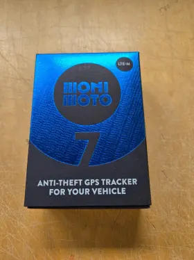 Monimoto 772056000162 7 Smart Motorcycle Gps Tracker And Security Alarm Lte-m Nos Never Used