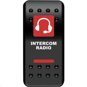 2106-0485 Moose Utility Offroad Com-pwr-r Intercom Rocker Switch - Red