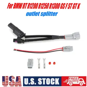 61127712581 Motivemystique Accessory Plug For Bmw Rt R1200 R1250 R1300 Gs F St Gt K Outlet Splitter Us
