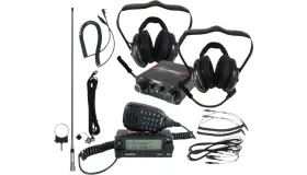 Nirbh2 Navatlas Intercom And Radio Kit With Two Behind-the-neck Headsets -