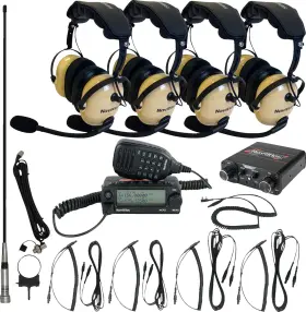 Nirohbe4 Navatlas Intercom/radio And Headset Kit - 4-seat Beige
