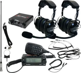 Nirohbk2 Navatlas Intercom/radio And Headset Kit - 2-seat Black