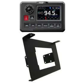 Rzr-na30c-dk30s Navatlas Na30c Digital Media Powersports Radio Lower Glove Box Mount Dash Kit