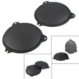 Newyoutube 550724178979 Black Front Mesh Speaker Grill For Harley Electra Glide 2014-2018 2015