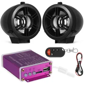 5ay210g6z0w139tb190r Ounona 1set Wireless Motorcycle System Compact Stereo 8.00x7.00x7.00cm Brown