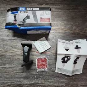 Ox862 Oxford Cliqr Pivot Arm Motorcycle Phone Mount Converter Swivel Adjustment
