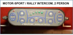 Fmt200 Peltor Motorsport Racing Rally Off-road 2 Person Intercom System