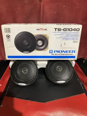 78-05-0052 Pioneer Automotive Ts-g1040 Coaxial Two Way Audio Speakers 70w Watt Vintage