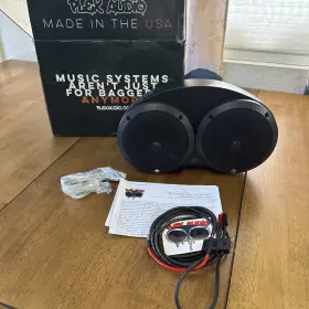 Pc415jdts Plex Audio 2.0 Rockford Fosgate System Harley Dyna Sportster Jd Customs Fairing
