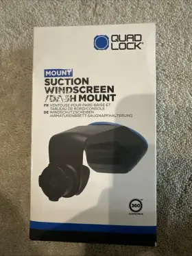 560045 Quad Lock Accessory Mount - V5 Car Suction Cup Black