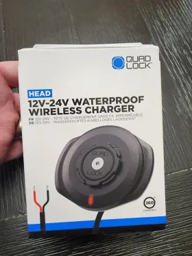 7106565 Quadlock Quad Lock 12v-24v Waterproof Wireless Charger Head Qlh-hw-wch New