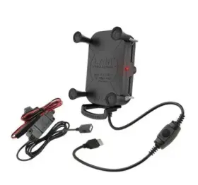 71-7055 Ram Mounts Wireless Charging Phone Mount With Harness Powersports