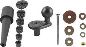 71-7213 Ram - Cycle Stem Base With 1-inch Ball