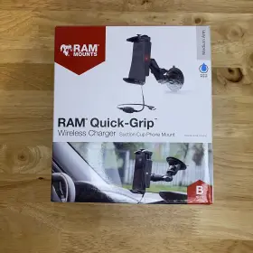 Ram-b-166-un14w Ram Mount Quick-grip Wireless Charging Suction Cup