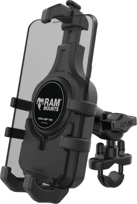 Ram-b-149z-a-pd5u Ram Quick Grip Pro Handlebar Phone Mount Short