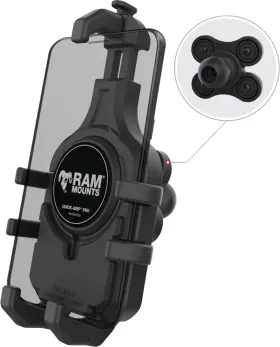 Ram-hol-pd5bvu Ram Quick Grip Pro Phone Holder With Vibe Safe Ball