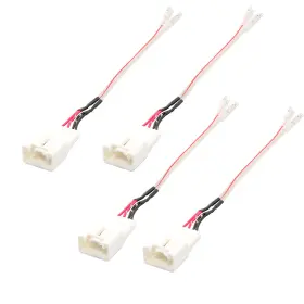 Red Wolf 769894709795 For 20-25 Ford Explorer Front And Rear Door Speaker Wire Harness Adapter Plug 4pcs