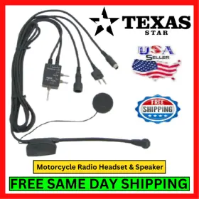 Hp-1000 Rf Limited Texas Star Motorcycle Radio Headset/speaker Portable Cb Handheld