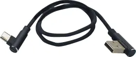 Rp90dgusbusbc18 Ridepower Fits 90 Male Usb To Usb-c Cable - Phone Charger 18 Inch