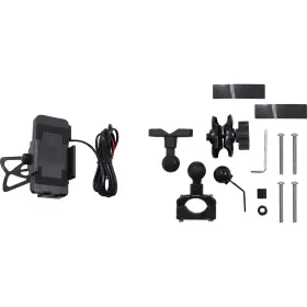 Rppmmtlbkbw12 Ridepower Phone Holder Ball Mount - Wireless Charging