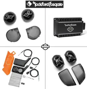 50700122 Rockford Fosgate Rockfordfosgate Harley 2024 Street Glide Stage2 Audio Amp Speakers Install Hdwr