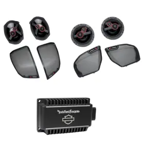 50700148 Rockford Fosgate Harley Stage Iii Audio Kit 4 Speaker 24 Road Glide