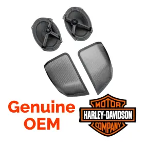 76001291 Rockford Fosgate Harley Stage I Saddlebag Speakers 5x7 Audio Kit Touring 2023-26